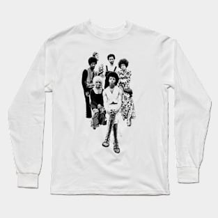 Retro Funk Soul Music Band Long Sleeve T-Shirt